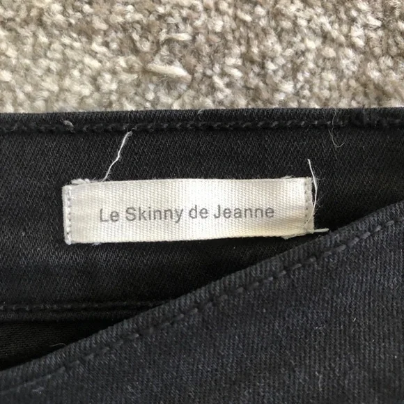 🖤 Frame Denim Black ‘Le Skinny de Jeanne’ Jeans - Picture 5 of 9
